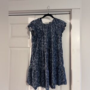 Knox Rose Blue Patterned Dress